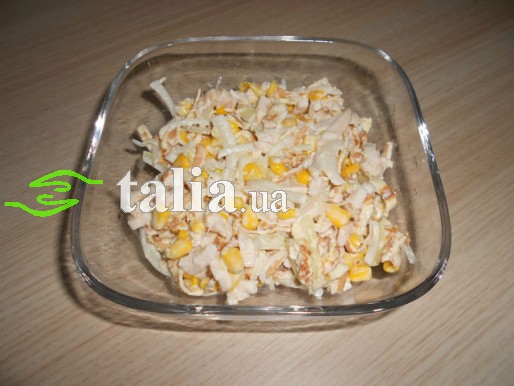 Рецепт. Салат с копченой курицей Рецепт. Салат с копченой курицей