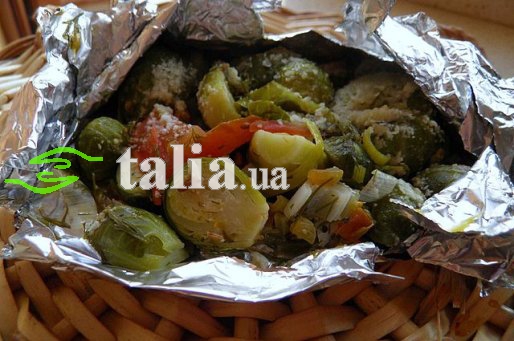 Рецепт. Брюссельская капуста запеченная Рецепт. Брюссельская капуста запеченная