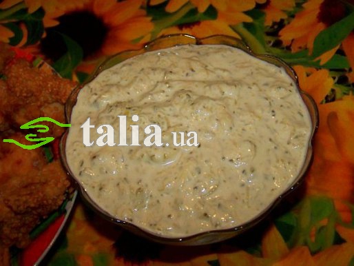 Рецепт. Соус ''Тартар''