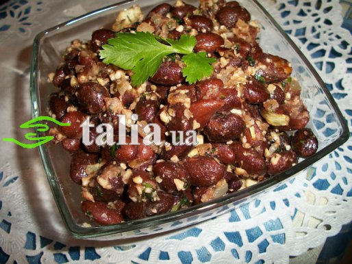 Рецепт. Фасоль с орехами Рецепт. Фасоль с орехами