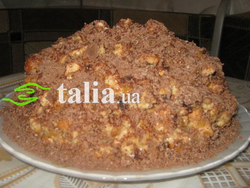 Рецепт. Торт из печенья с курагой и черносливом Рецепт. Торт из печенья с курагой и черносливом