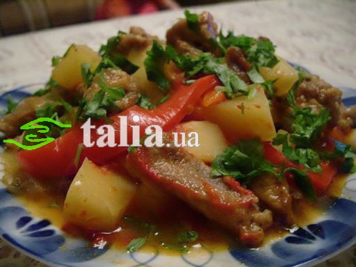 Рецепт. Тушеная картошка Рецепт. Тушеная картошка
