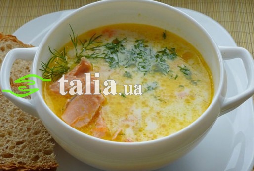 Рецепт. Суп из семги