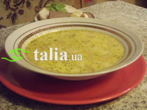 Рецепт. Суп с плавленным сыром Рецепт. Суп с плавленным сыром