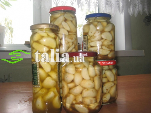Рецепт. Маринованный чеснок со специями Рецепт. Маринованный чеснок со специями