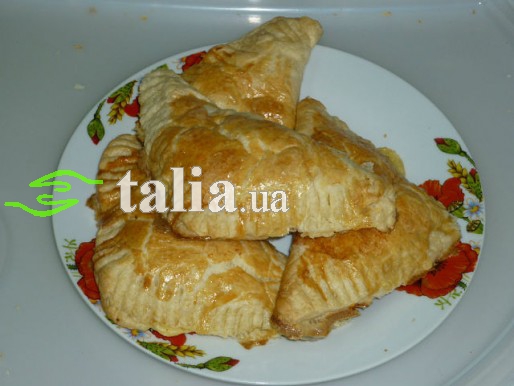 Рецепт. Слойки с мясом из говядины Рецепт. Слойки с мясом из говядины