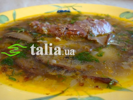 Рецепт. Суп с гречкой и шампиньонами Рецепт. Суп с гречкой и шампиньонами