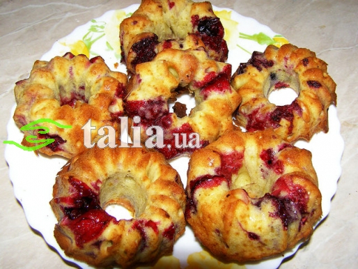 Рецепт. Маффины с черникой на молоке Рецепт. Маффины с черникой на молоке