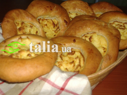 Рецепт. Шаньги с картошкой из дрожжевого теста Рецепт. Шаньги с картошкой из дрожжевого теста