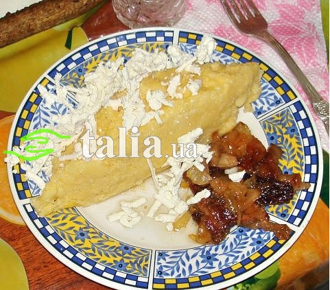 Рецепт. Банош с брынзой