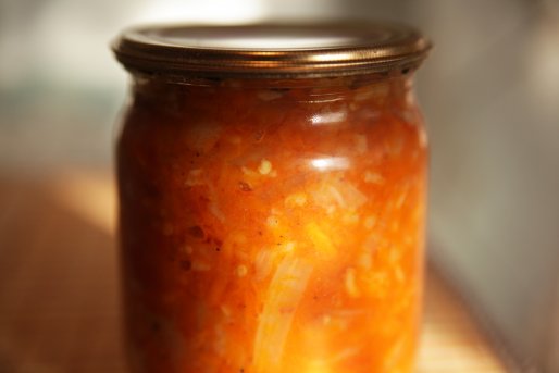 Рецепт. Консервированный салат с рисом