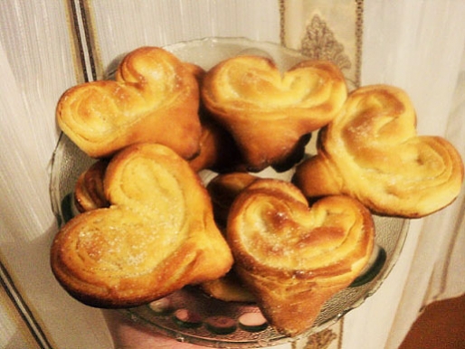 Рецепт. Плюшка "Московская" с сахаром