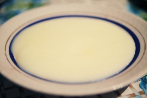 Рецепт. Молочный кисель