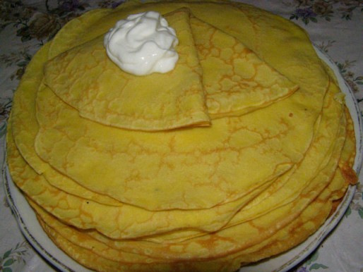 Рецепт. Картофельные блины на масленицу