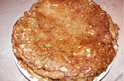 Рецепт. Нежные блинчики из рисовой муки