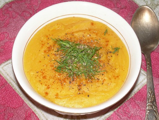 Рецепт. Гороховое пюре с луком и морковью
