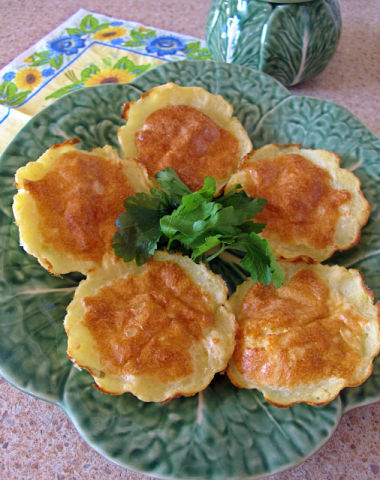 Рецепт. Пюре картофельное запечённое с сыром