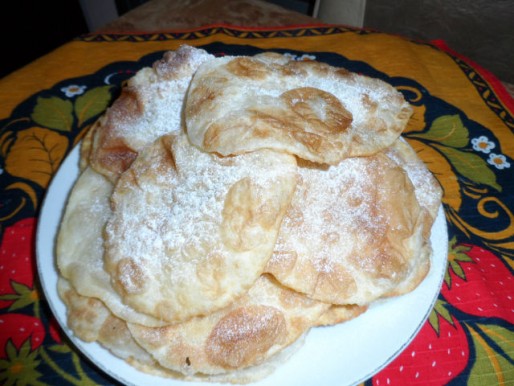 Рецепт. Постные пончики с сахаром