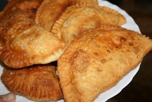 Рецепт. Чебуреки с мясом