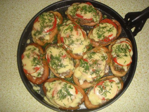 Рецепт. Бублики с фаршем