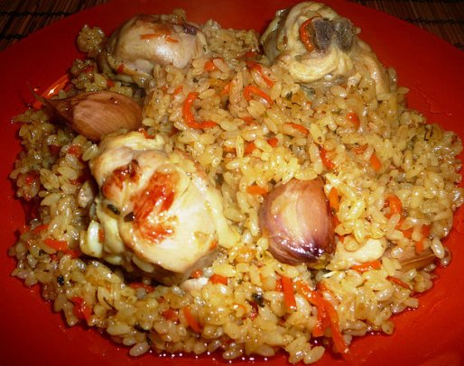 Рецепт. Плов с курицей