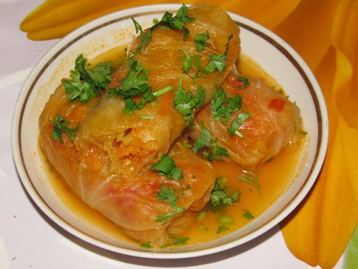 Рецепт. Голубцы постные без мяса