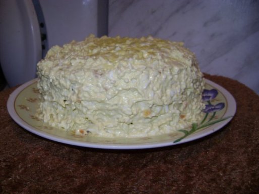 Рецепт. Торт из курицы