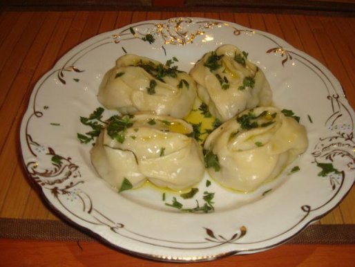 Рецепт. Манты в пароварке