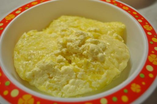 Рецепт. Омлет на пару с кабачками