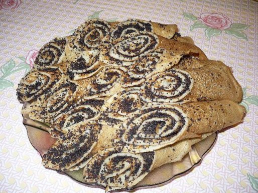 Рецепт. Блины с маком классические