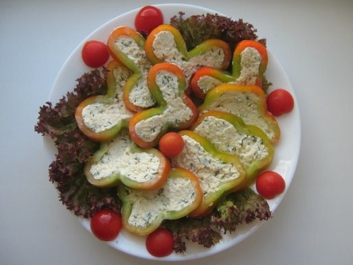 Рецепт. Закуска сырная с чесноком