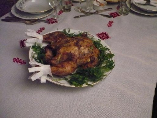 Рецепт. Курица в сметане запеченная