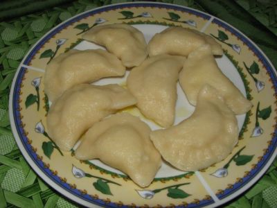 Рецепт. Вареники на пару