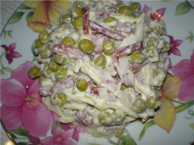 Рецепт. Салат "Днестр"