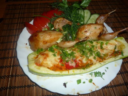 Рецепт. Фаршированные кабачки
