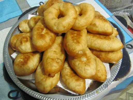Рецепт. Пирожки с горохом жареные