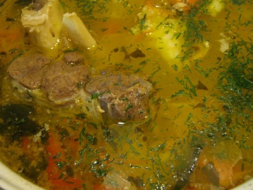 Рецепт. Щи из кислой капусты
