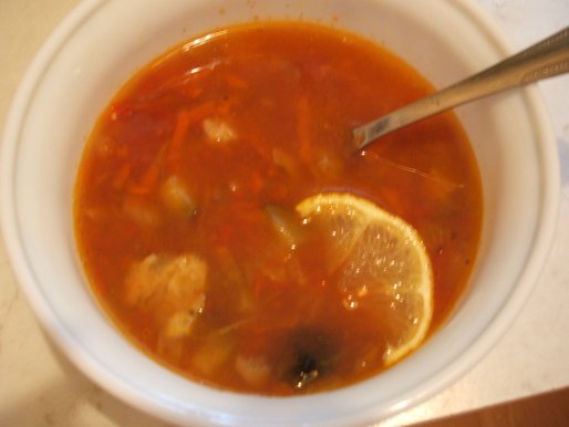 Рецепт. Солянка мясная
