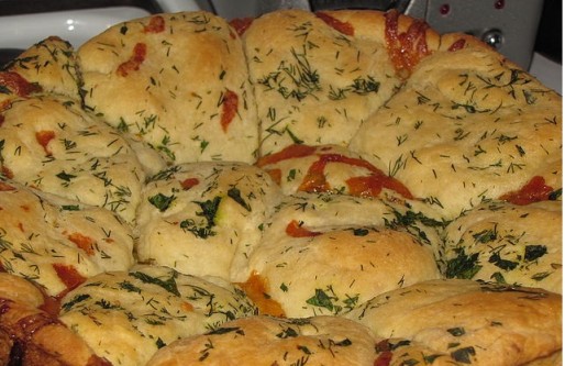 Рецепт. Хлебцы к борщу с сыром
