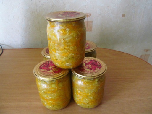 Рецепт. Салат из огурцов на зиму