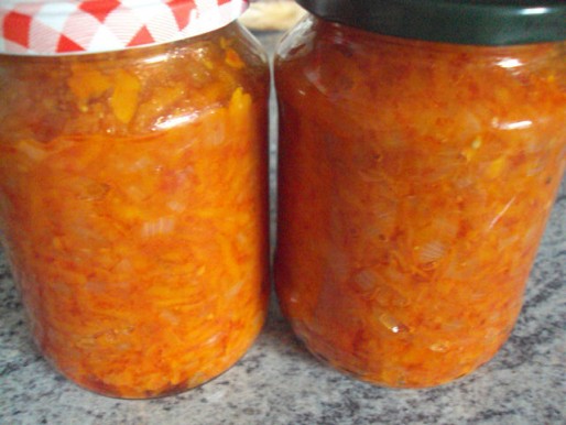 Рецепт. Салат из моркови на зиму