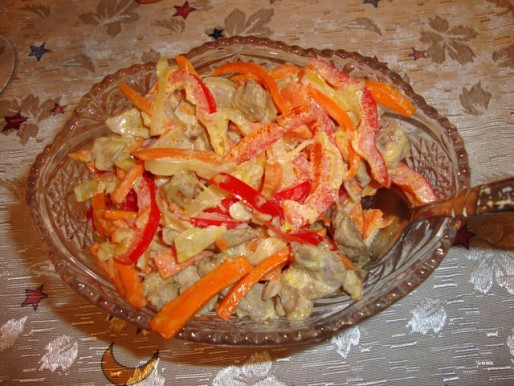 Рецепт. Салат "Тёщин"