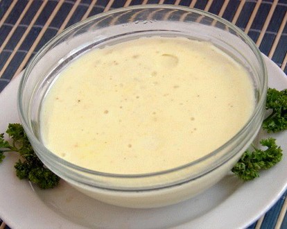Рецепт. Сырный соус к рыбе и мясу
