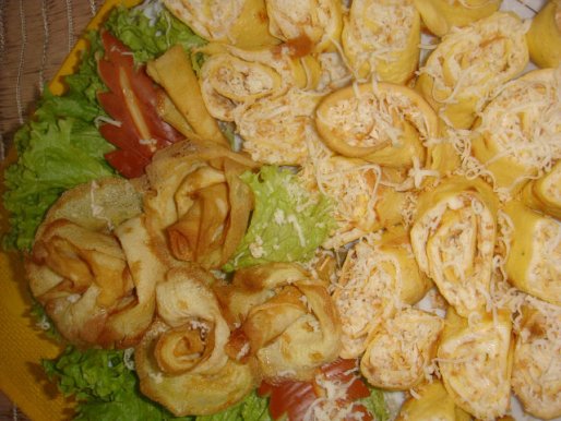 Рецепт. Рулетики из курицы с сыром