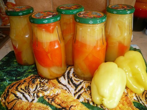 Рецепт. Перец маринованный с медом