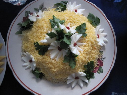 Рецепт. Салат из сельдерея