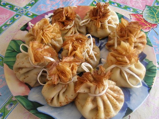 Рецепт. Налистники с мясом курицы и грибами
