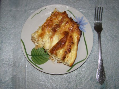 Рецепт. Вертута с брынзой и творогом