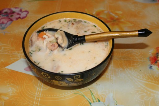 Рецепт. Морской суп