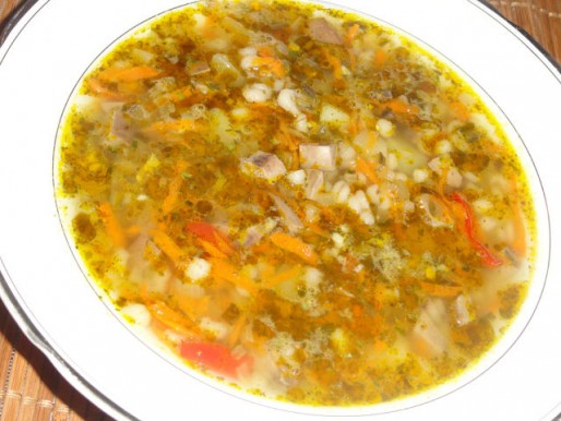 Рецепт. Суп рассольник